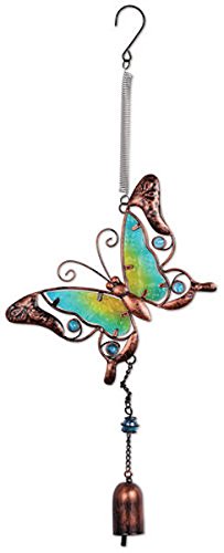 20 Sunset Vista Designs Metal & Glass Butterfly Hanging Decoration