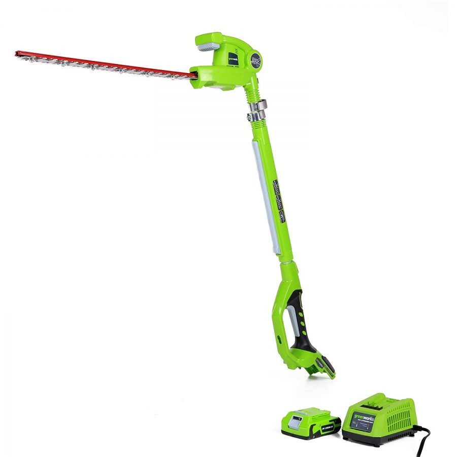 GreenWorks 22242 Pole Hedge Trimmer Review