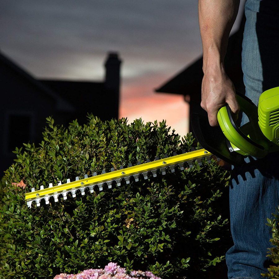 Best Electric Hedge Trimmer Reviews Sun Joe HJ22HTE Hedge Trimmer