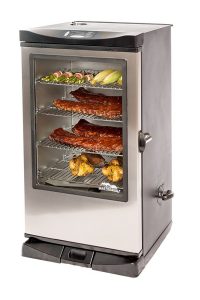 Masterbuilt 20075315 Front Controller Smoker with Viewing Window and RF Remote Control