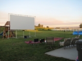 Turn your own backyard into a Movie Theater!